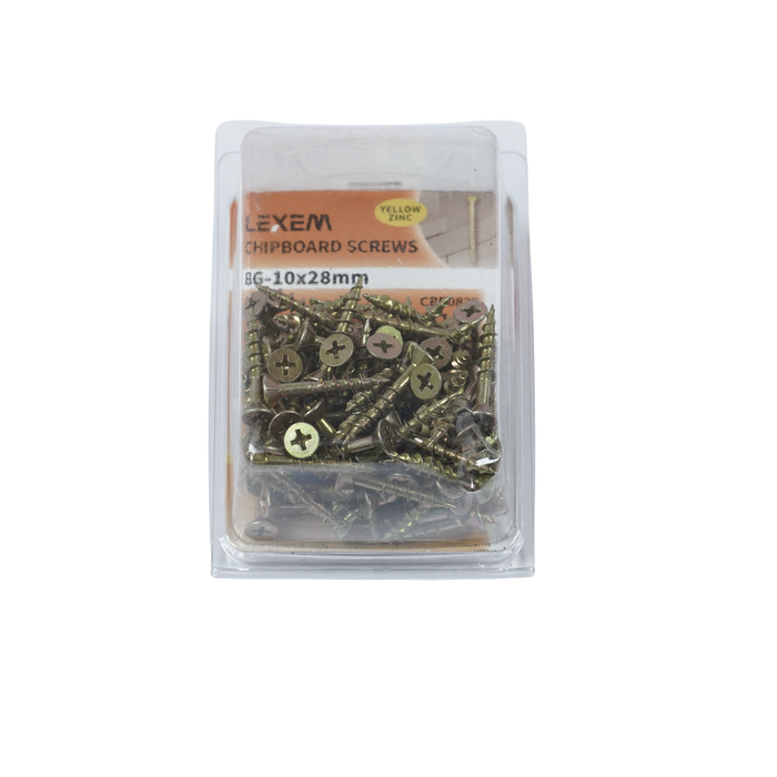 Chipboard Screw: Phillips Drive - Countersunk - Ribbed