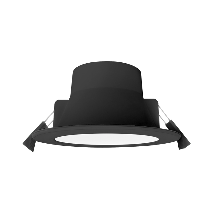 10W LED Downlight - Flat Facial Black
