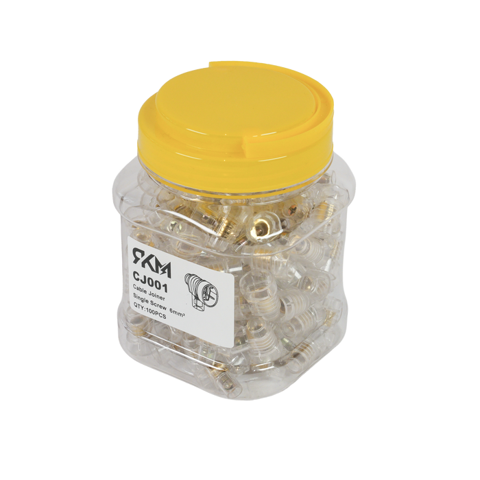 Cable Joiner Single Screw 6mm² (100 Pack)