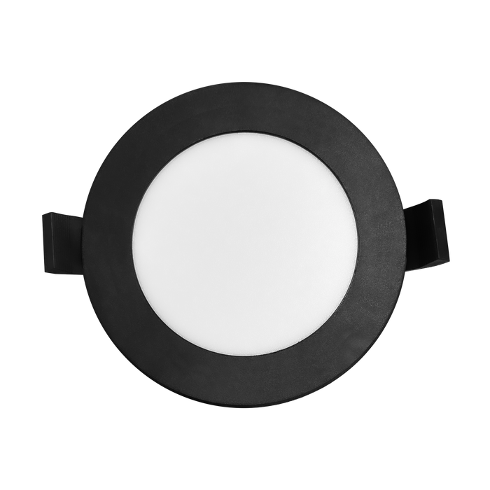 10W LED Downlight - Flat Facial Black