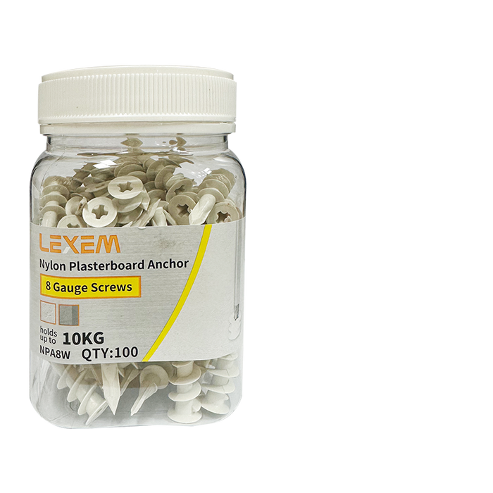 Nylon Plasterboard Anchor - 8mm