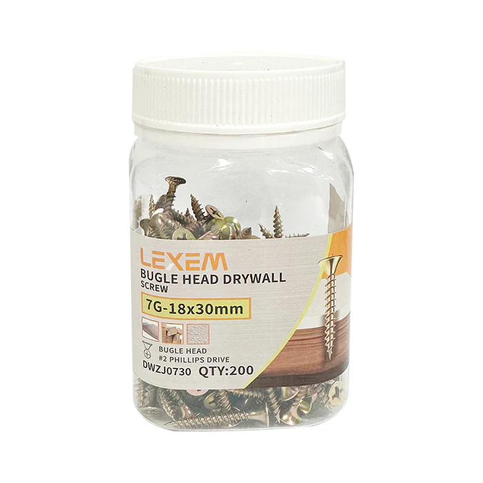 Drywall Screws: Yellow Zinc- Phillips Drive