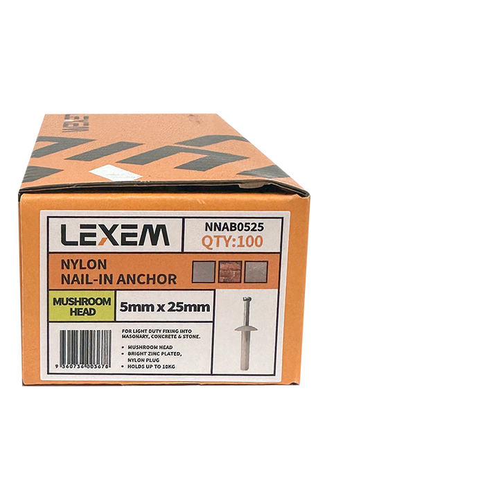 Nylon Nail-In Anchor