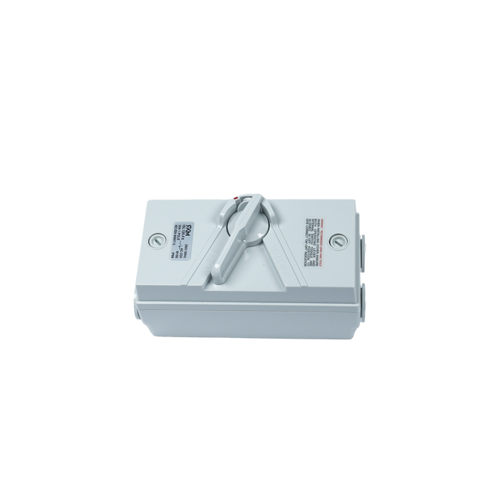 Weatherproof Single Switch 250V 20A IP66