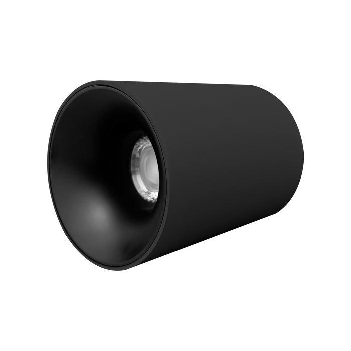 15W COB LED Downlight - Surface Mounted Black